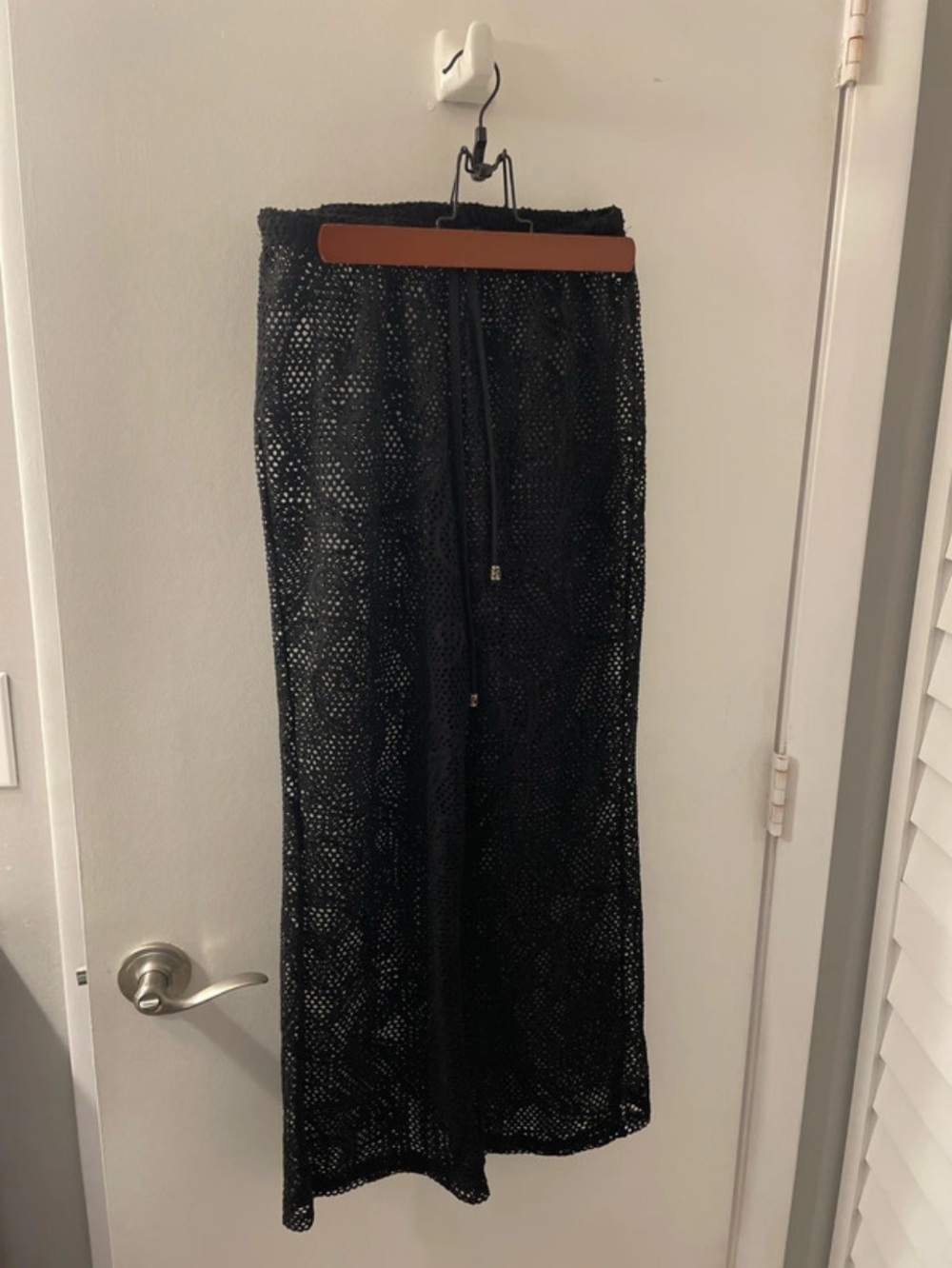 Black  Maxi Beach Cover-Up Pants